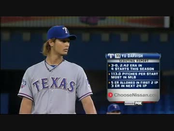 4/30 ダルビッシュ TOR戦 9K