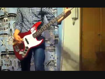 GLAYのTWO BELL SILENCEをベースで弾いてみた