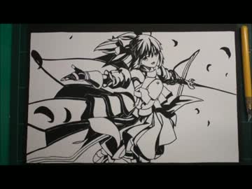 切り絵でセイバー