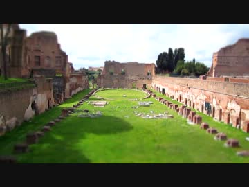 ローマでジオラマ風撮影してみた。