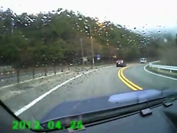 追いつかれた車両の義務違反