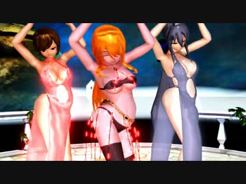 【MMD】N式改モデル＆自作金髪ちゃんで妖艶にベリーダンス