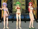 【MMD】風見幽香、紅美鈴、十六夜咲夜で爆乳音頭を踊ってみた