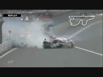 superGT2012 第２戦 ポルシェ大クラッシュ