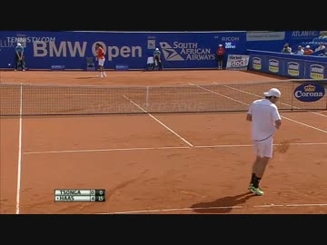 ツォンガvsハース  ミュンヘン2012 ２回戦