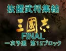 【ニコニコ歴史戦略ゲー】抜擢武将集結FINAL一次予選【第１２ブロック】