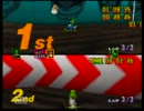 友人とマリオカート64やってみた　中編