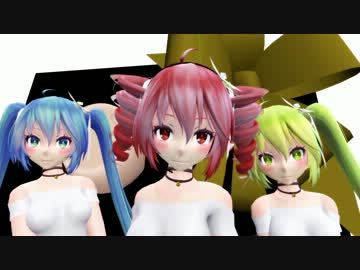【MMD】チョコレイト・ディスコ【Tda式改変ミク、テト、ネル】
