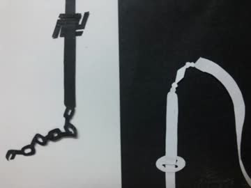 Bad Apple！！BLEACH版的なのを紙で作ってみた。