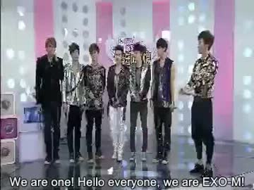 【EXO-M】  Music Billboard Chart Interview 1/3　【120425】