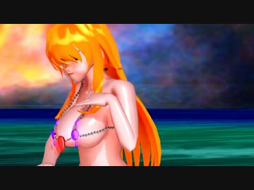 【MMD】自作金髪ちゃん(仮)があのゲームのあの衣装で傷林果