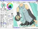 今更ながら初音ミクを描いてみた