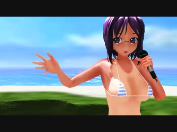 【MMD】ビキニでカラフル×メロディ（再）【MME】