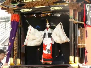 愛知県　2012年岡田春祭り（本楽）　木偶人形舞