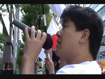 ５月１２日　大阪からロート製薬による逮捕の件で、警察署前にて抗議④