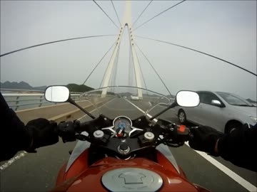 CBR250R（MC41）で山口市周辺を走った。