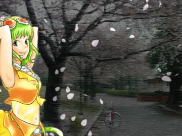 【ニコカラ】桜色自転車【コーラス有り】