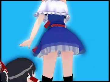 【MMD】アリスのふとももを愛でる動画
