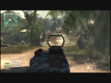 Xbox360 COD MW3　枯れた声で実況プレイ〜キングオブLMG〜