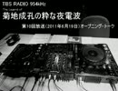 菊地成孔の粋な夜電波　第10回放送（2011年6月19日）オープニング・トーク