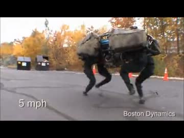 Boston Dynamicsのロボット大行進