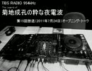 菊地成孔の粋な夜電波　第15回放送（2011年7月24日）オープニング・トーク