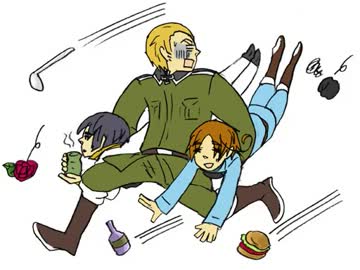 【手描き】明日があるさ！【APヘタリア】