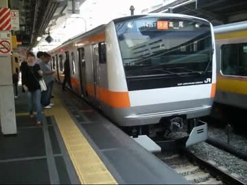 【新宿駅定点】20120519　中央快速線線路切り替え工事前後2/3