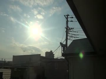 金環日食を撮った