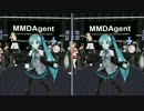 MMDAgent 平行法3Dテスト　お断りします【 ( ﾟωﾟ ) 】