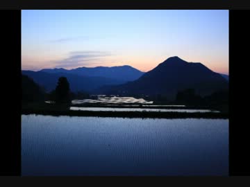 【バイノーラル録音】初夏夕暮れの棚田