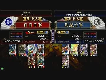 戦国大戦　頂上対決　2012/5/22　日日日軍　ＶＳ　馬龍☆軍