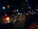 VTR２５０　なすさん夜の市内を走る　【車載テスト】　その１