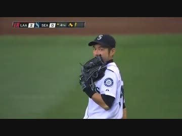 イチロー アウトカウントを間違える レーザービーム ニコニコ動画