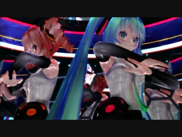 【MikuMikuDance】Tda式テト・ミクでベリーダンス【HD・60fps】