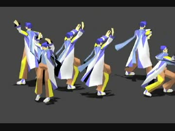 [MMD:WIP日記]ローポリなKAITO兄貴