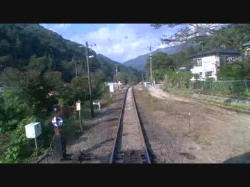 【前面展望】神戸ー原向（手前）わたらせ渓谷鐵道Vol.4】