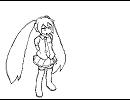 初音ミク　針を飲む