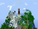 【マインクラフト】ビルを作ってみたので飛び降りてみた｡【突き指】