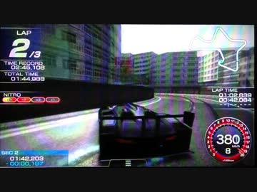 【vita】リッジレーサー　Old Central 再チャレンジ【TA】