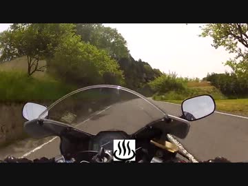 【CBR600】月ヶ瀬温泉ツー2012.5.12【こけた人】1.5/2