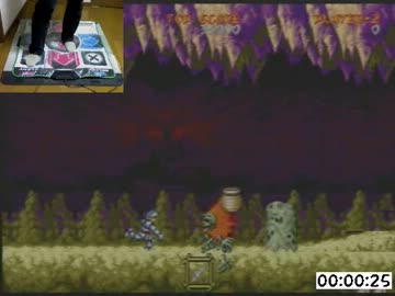 【実況】大魔界村　足でプレイ part4【DDRコントローラー】