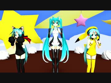 【MMD】七葉さん達でにゃんぱいあ体操