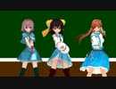 【MMD】コスプレ３人娘でハレ晴レユカイ【霊夢・アリス・早苗】