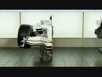 【F1】 ザウバーのマシンを半分に切った映像