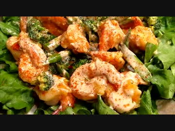 海老マヨ♪～緑の野菜たっぷりで！～【緑の野祭】