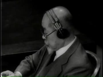 極東国際軍事裁判いわゆる東京裁判実写映像2