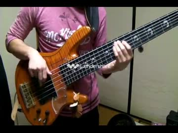 [れるりり/当社比Pさん]JOYRIDEをベースで弾いてみた