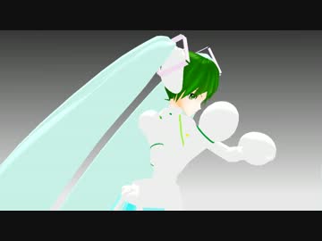 MMDでみくろいどBLACK！に、しゅしゅ。