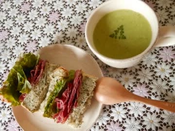 【きっちりと目分量】緑色だらけの昼ごはんを作ってみた【緑の野祭】